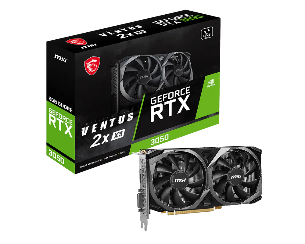MSI GeForce RTX 3050 VENTUS 2X XS 8G